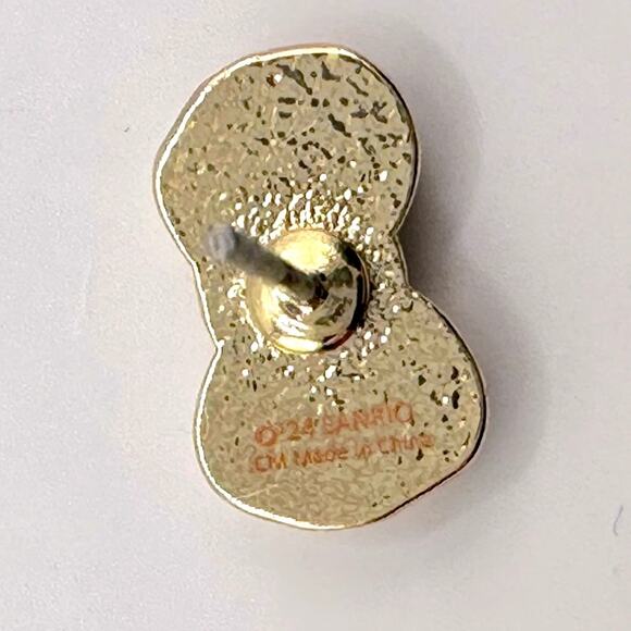 Hello Kitty Sanrio Jewelry Set Red Bow Stud Earrings Green Charm Bracelet Pink - Picture 13 of 15